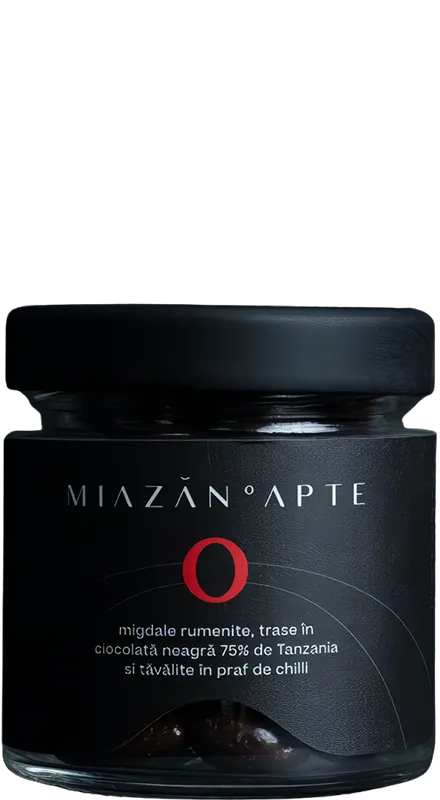 Miazafoc Migdale in Ciocolata Neagra Tanzania Chili
